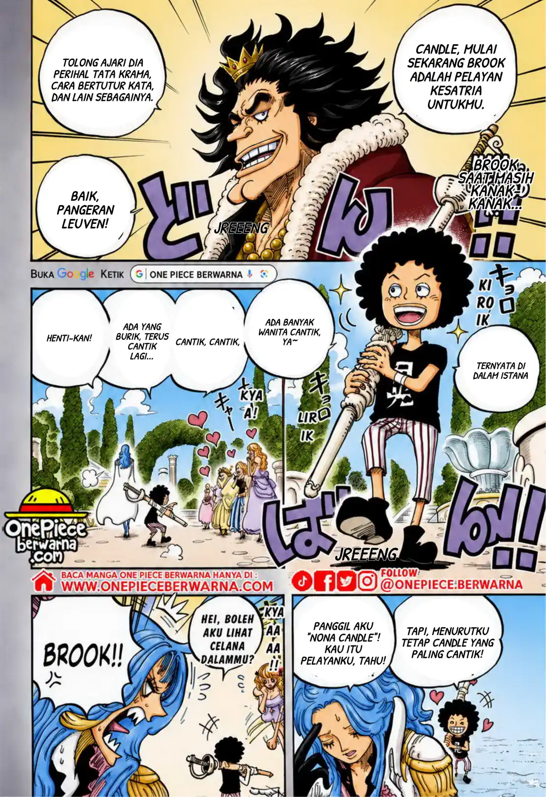 One Piece berwarna 1185 1186 1187 bahasa indonesia